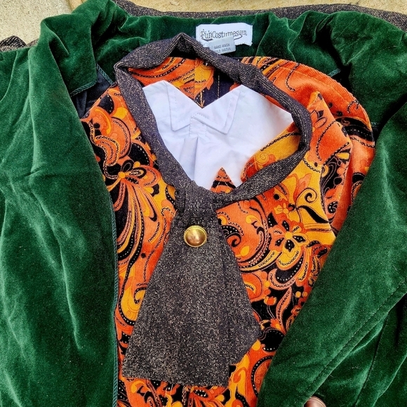 Fun Costumes Deluxe Victorian Style Mad Hatter Halloween Costume Cosplay Velvet - Picture 5 of 14